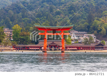 厳島神社　大鳥居 86412721