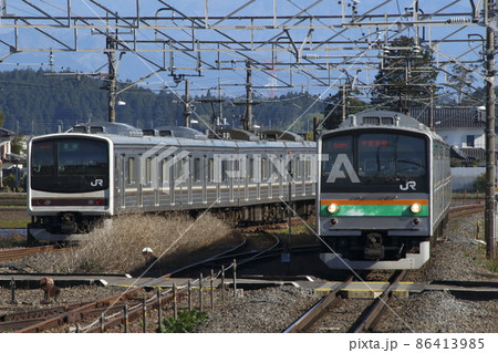 宇都宮線205系(宇都宮⇔黒磯:日光線車両代走) 宇都宮線205系(宇都宮⇔黒磯:日光線車両代走) 86413985