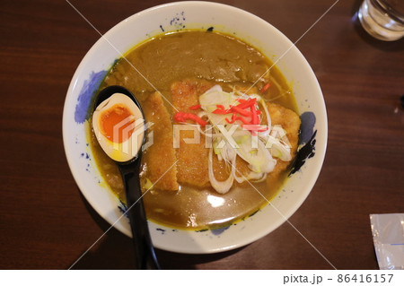 カツカレーラーメン(青森県十和田市グルメ) カツカレーラーメン(青森県十和田市グルメ) 86416157