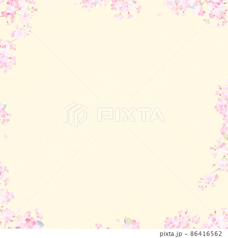 かわいい桜の背景 かわいい桜の背景 86416562