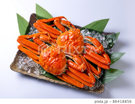 かに 白バック かに 白バック 86418856