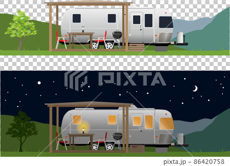 在移動房屋中露營 在移動房屋中露營 86420758