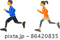 走る人 86420835