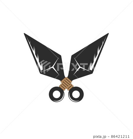 kunai icon vector illustration design element 86421211