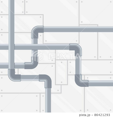 water pipes metal plate background vector element design 86421293