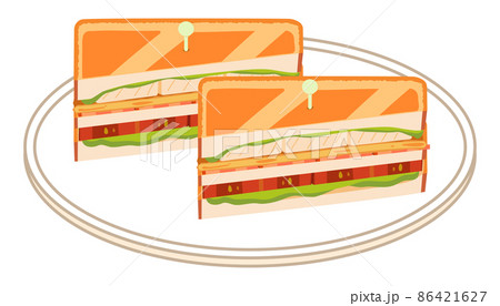 クラブハウスサンド　四角 86421627