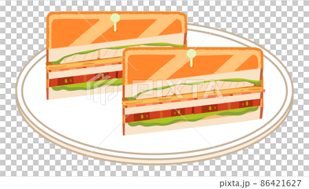 クラブハウスサンド　四角 86421627