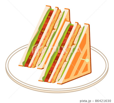 クラブハウスサンド　三角 86421630