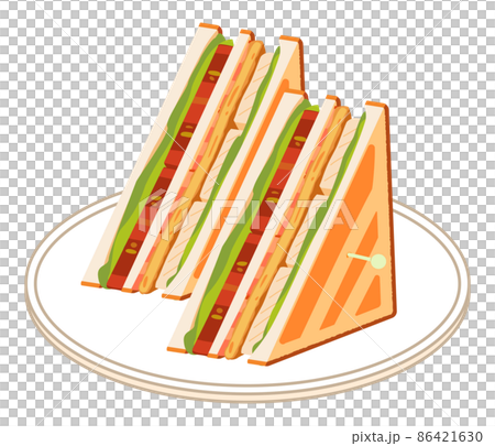 クラブハウスサンド　三角 86421630