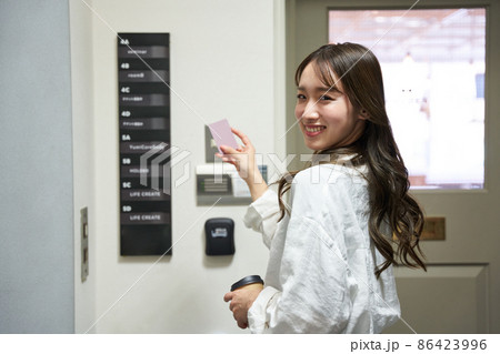 コワーキング　シェアオフィス　レンタルスペース　会議室　カードキー 86423996