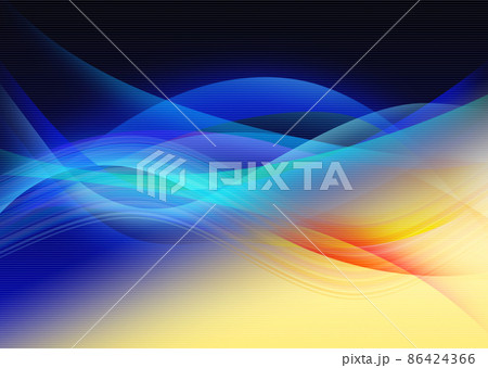 曲線の背景素材 86424366