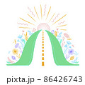 concept of life  road of fate 86426743