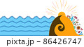 background abstract sea 86426747