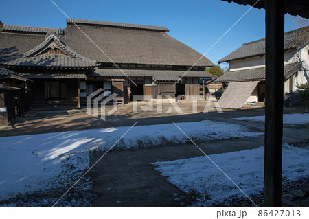 真冬の難波田城公園 旧大澤家住宅 富士見市 真冬の難波田城公園 旧大澤家住宅 富士見市 86427013