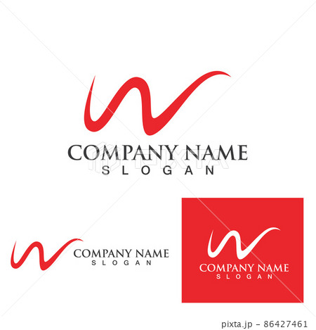 W Letter Logo Template W Letter Logo Template 86427461