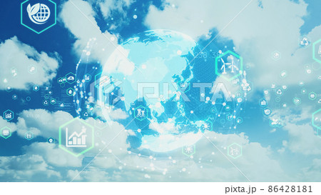 環境とテクノロジー　SDGs　サステナブル 86428181