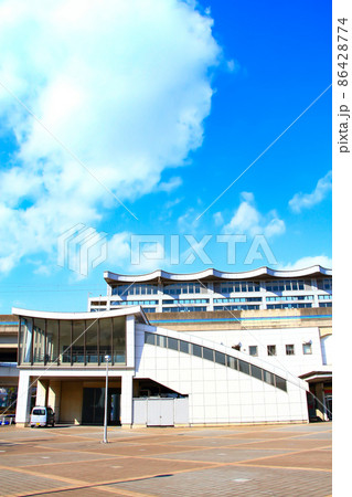 あおなみ線、金城ふ頭駅の風景 あおなみ線、金城ふ頭駅の風景 86428774