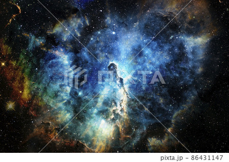 Outer space art. Starfield. Elements of this image furnished by NASA. Outer space art. Starfield. Elements of this image furnished by NASA. 86431147