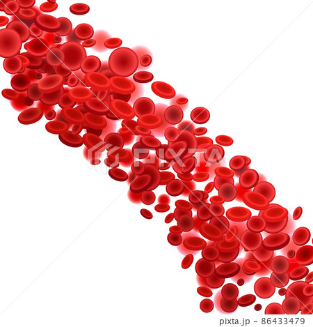 Blood cells flow Blood cells flow 86433479