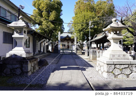 橘樹神社 参道 ~横浜市保土ケ谷区~ 橘樹神社 参道 ~横浜市保土ケ谷区~ 86433719
