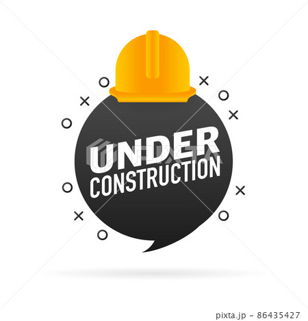 Flat illustration under construction for site design. Vector banner. Web banner Flat illustration under construction for site design. Vector banner. Web banner 86435427