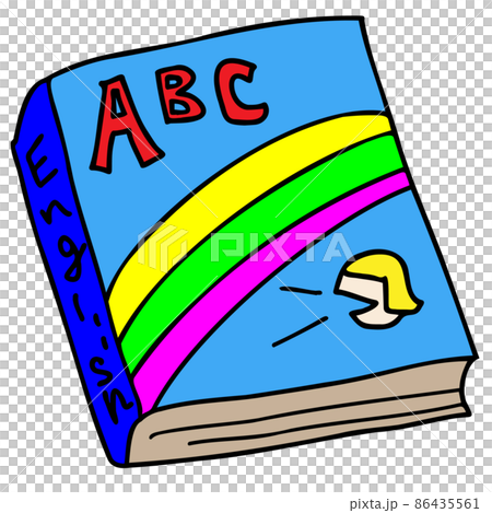 英語の本のイラスト 86435561