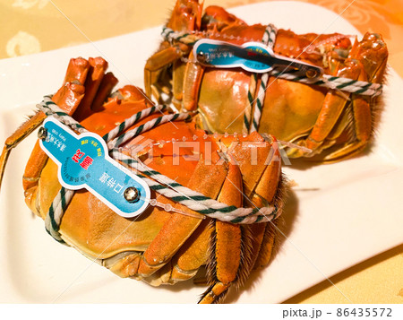 上海の秋の味覚・上海蟹 86435572