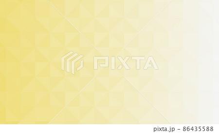 Yellow segmented background. Triangular pixelation. Color texture. 86435588