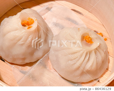 上海蟹肉入り小籠包 上海蟹肉入り小籠包 86436129