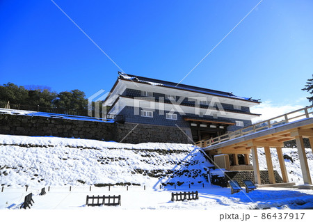 雪の金沢城鼠多門 雪の金沢城鼠多門 86437917