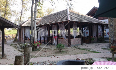 セルビア・ベオグラードの屋外建物 86439711