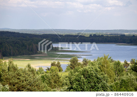 Travel destionation Belarus. Braslav lakes national park 86440916