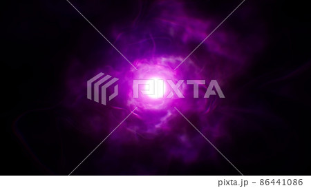 Glowing Purple Energy Spread Out Glowing Purple Energy Spread Out 86441086