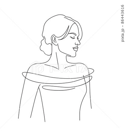 dress line art