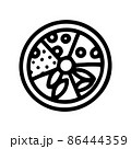 fishing sinker weights line vector doodle simple icon 86444359