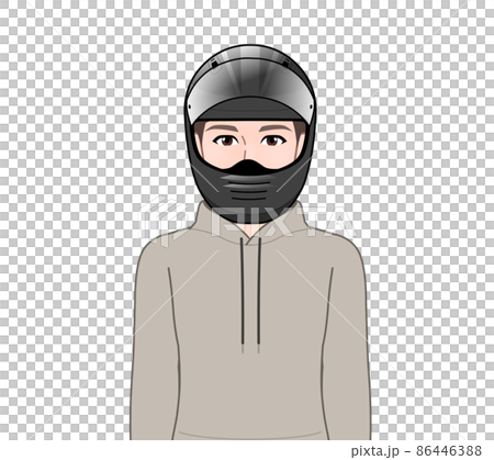 ヘルメットを被った男性 ヘルメットを被った男性 86446388