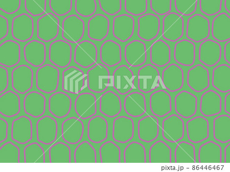 ハニカム風模様の背景素材（手描き） 86446467