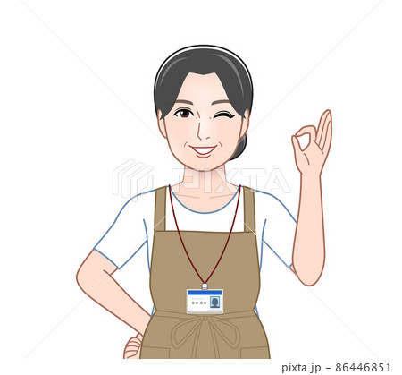 福祉担当の女性 福祉担当の女性 86446851