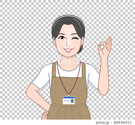 福祉担当の女性 福祉担当の女性 86446851