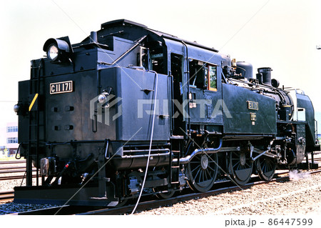 SL C11型　蒸気機関車背面　 86447599