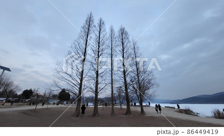 ヅムルモリ 冬の風景 北漢江 86449419