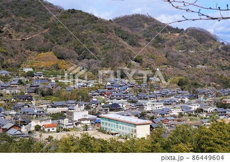 とびしま海道・上蒲刈島の町並み とびしま海道・上蒲刈島の町並み 86449604