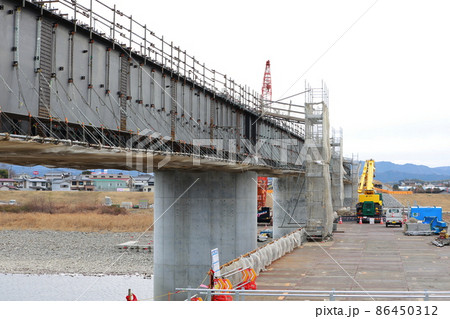 東部自動車道の橋の建設 東部自動車道の橋の建設 86450312