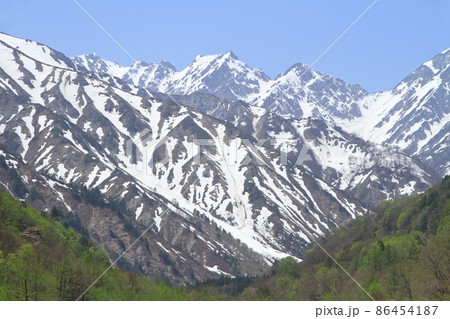 5月の北アルプス後立山連峰 不帰ノ嶮 5月の北アルプス後立山連峰 不帰ノ嶮 86454187