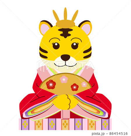 お雛様のイラスト お雛様のイラスト 86454516