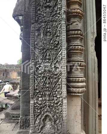 カンボジア、アンコール遺跡、バンテアイ・サムレ（サムレ族の砦） 86455047