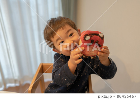 節分の日　子供　ポートレート 86455467