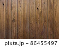 木製フローリング板の木目の模様・パターン背景素材・ビンテージ 86455497