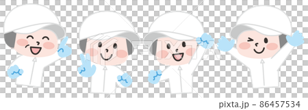 Workers in lab coats 86457534