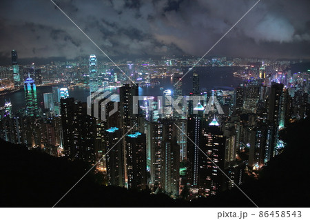 香港の夜景 86458543